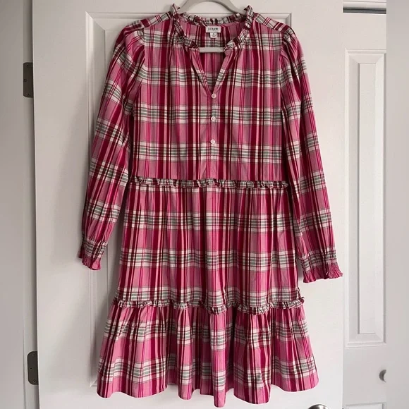 J. Crew Plaid Dress - Picture 2 of 8
